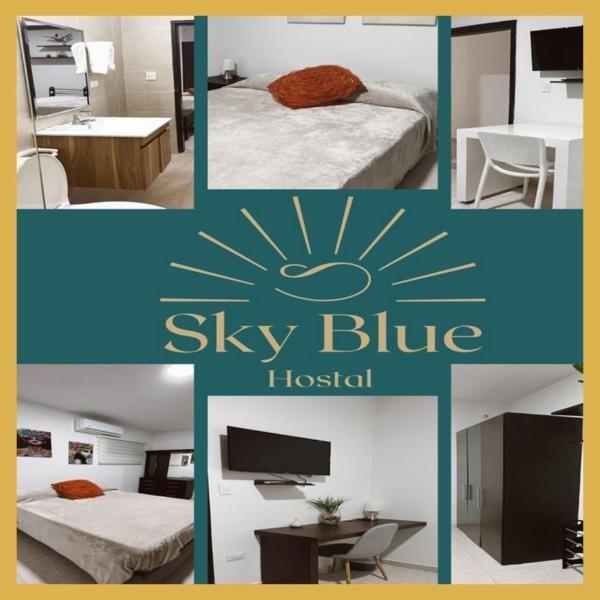 Na fotografii je vidět objekt Casa de Huesped Sky Blue Barranquilla Colombia nacházející se ve městě Ciudad Jardín.