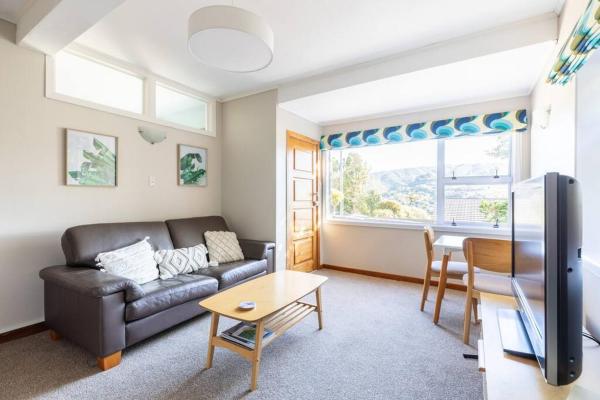 La photo montre l'objet Sunny 1 bedroom flat with parking situé dans la ville de Kelburn.