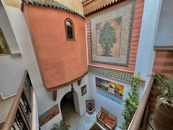 En la foto se muestra el objeto Riad Rayan ubicado en la ciudad de Marrakech.