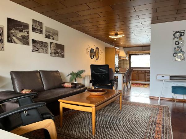 The photo shows the K01 Apartment between Cologne and Bonn located in the city of Spich.