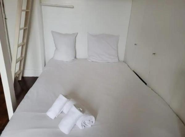 Backpacker room with an Eiffel Tower view near St Germain des Prés, Paris