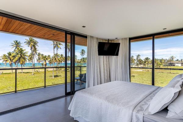 Na fotografii je vidět objekt Nossa Casa | Frente Mar, 5 Suítes Exclusivas nacházející se ve městě Acu da Torre.
