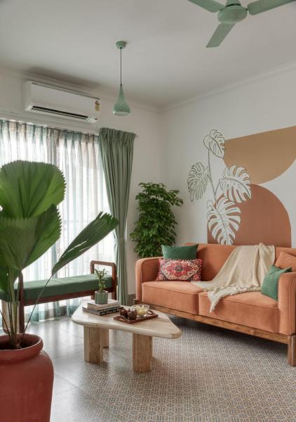 A la foto es mostra l'objecte Green Door 1BHK Apartment by tisyastays situat a la ciutat de Saligao.