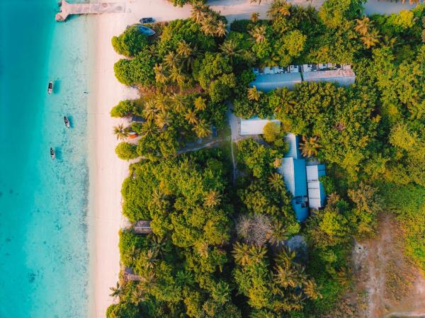 Kuvassa näkyy kohde Mi Lugar Maldives, joka sijaitsee kaupungissa Nolhivaran.