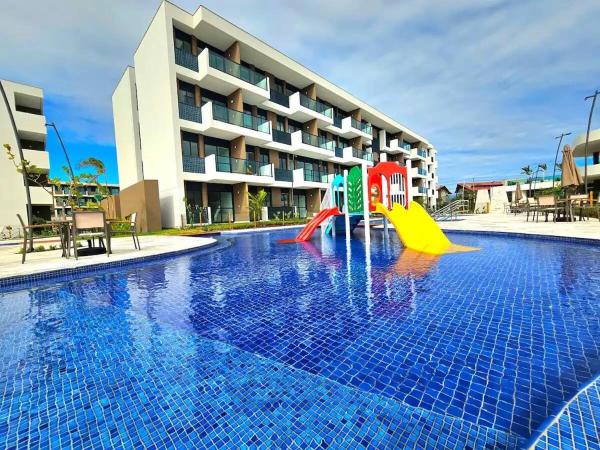 Na zdjęciu widoczny jest obiekt Flat Térreo Muro Alto-Porto Galinhas położony w mieście Ipojuca.