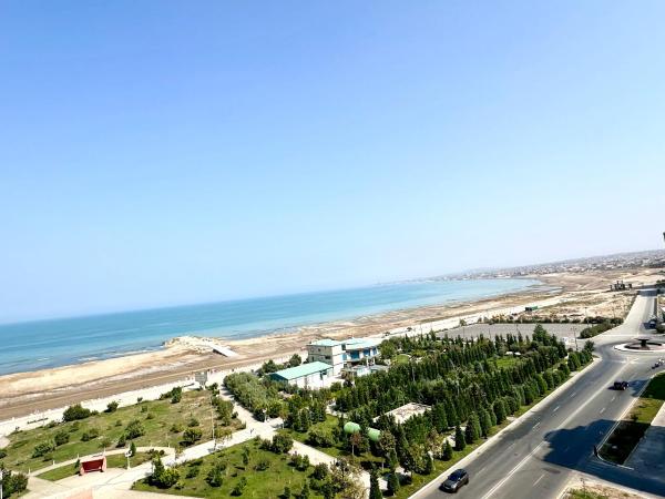 A la foto es mostra l'objecte Caspian Pearl Residence situat a la ciutat de Sumqayit.