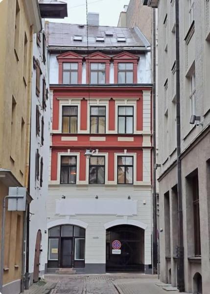 A la foto es mostra l'objecte Vecrīgas dzīvoklis situat a la ciutat de Riga.