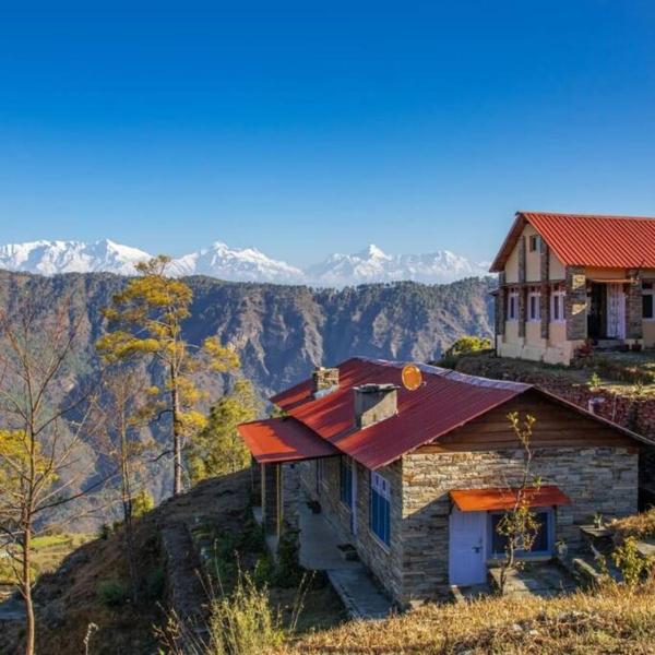 A la foto es mostra l'objecte Binsar View Boutique Room l Mountain Hideout situat a la ciutat de Bāgeshwar.