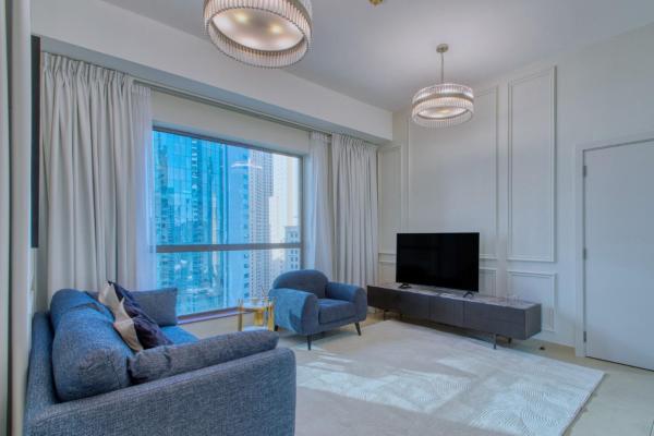 A la foto es mostra l'objecte Upgraded Cozy 1BR at Bahar with great view situat a la ciutat de Dubai.