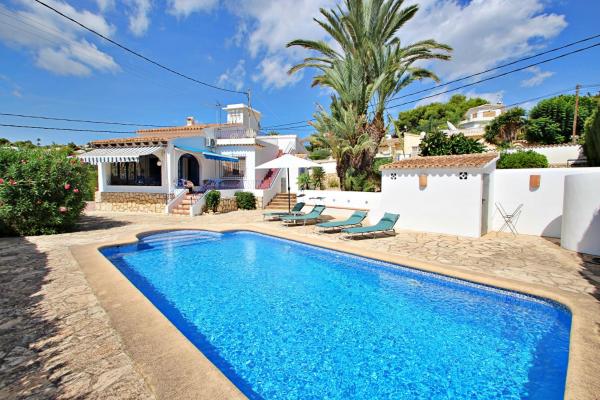 På billedet ses objektet Rosa Fresca - villa with private pool in Benissa beliggende i byen Benissa.