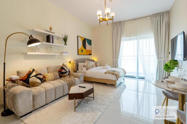 A la foto es mostra l'objecte Capital Stay - Cozy Studio in Liwan Dubai situat a la ciutat de Dubai.