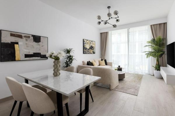Billede 6: Waves - Luxury Meets Comfort, Modern 1BR in JVCs Luma22