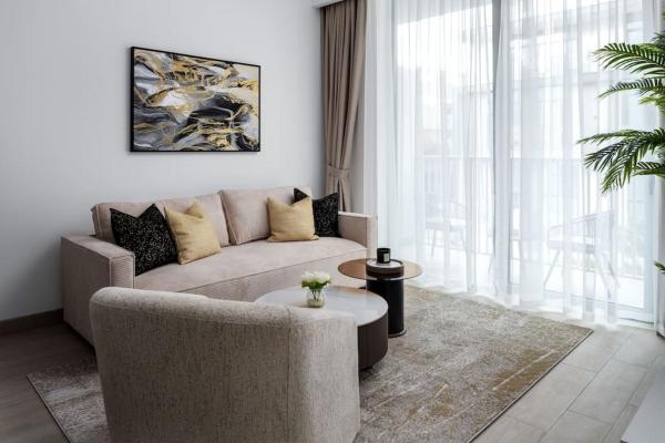 Billede 7: Waves - Luxury Meets Comfort, Modern 1BR in JVCs Luma22
