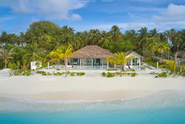 Na foto é possível ver o objeto Villa Haven Resort Maldives - 50 Percentage Off Seaplane for 4 Nights and Above localizado na cidade de Maamigili.