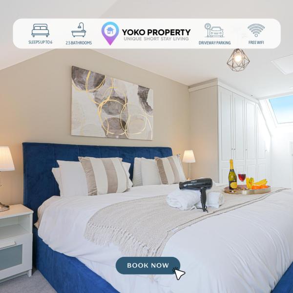 Wavendon House • Sleeps 6 • Driveway Parking • Garden • Fast Wifi • Smart Tv • Yoko Property - Cranfield University