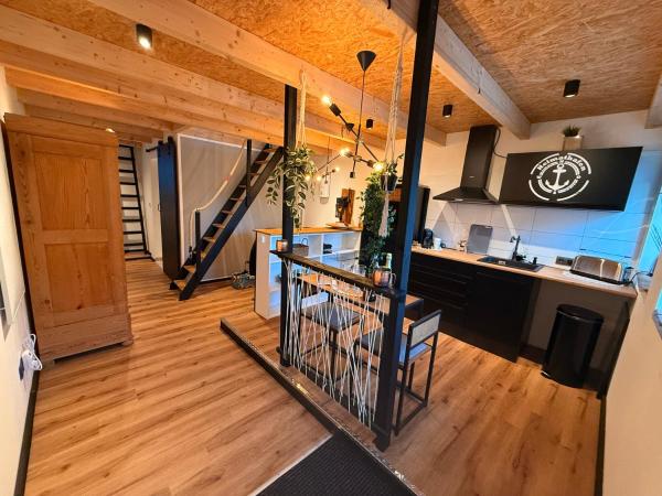 A la foto es mostra l'objecte Ferienhaus ALTES FISCHERHAUS Kleve BED & BUBBLES situat a la ciutat de Kleve.