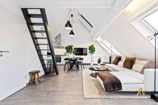 Charming 1BR Loft in Ville-Haute, Luxembourg, Luxembourg