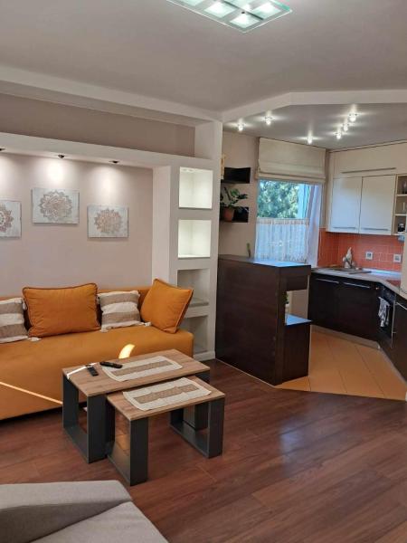 A la foto es mostra l'objecte Apartament Julia 1-4 os parter balkon garaż Westerplatte situat a la ciutat de Kielce.
