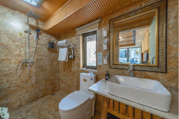 Οικογενειακό Δωμάτιο — 28 m² - 栖心雅苑观景民宿