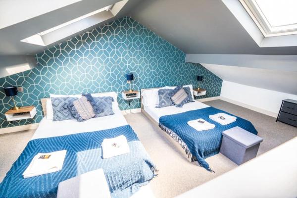 På billedet ses objektet Belgravia Duplex Seaview Apartment beliggende i byen Blackpool.