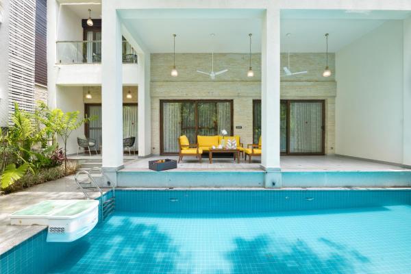 A la foto es mostra l'objecte Melhor Stays Villa - L-M305 Luxury 3BHK villa with Private pool, Anjuna situat a la ciutat de Arpora.
