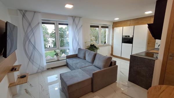 Na zdjęciu widoczny jest obiekt Apartament 100-Brawa 26 położony w mieście Brzezinki.
