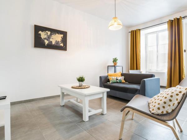 The photo shows the Maison rénovée avec wifi, centre bourg de St Mars la Jaille - FR-1-306-1289 located in the city of Le Pin.
