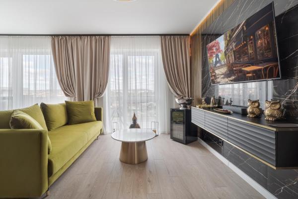 Na fotografii je vidět objekt Arena Gold Penthouse nacházející se ve městě Oradea.