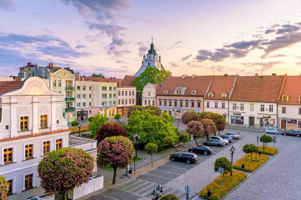 Na zdjęciu widoczny jest obiekt Apartamenty Castello Kamilla położony w mieście Brzezinki.