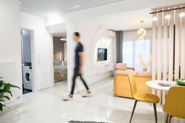 Na foto é possível ver o objeto Cem's Luxury Apartment localizado na cidade de Xanthi.