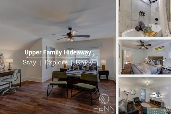 På billedet ses objektet Hideaway Retreat in the Heart of Cooper Young beliggende i byen Memphis.