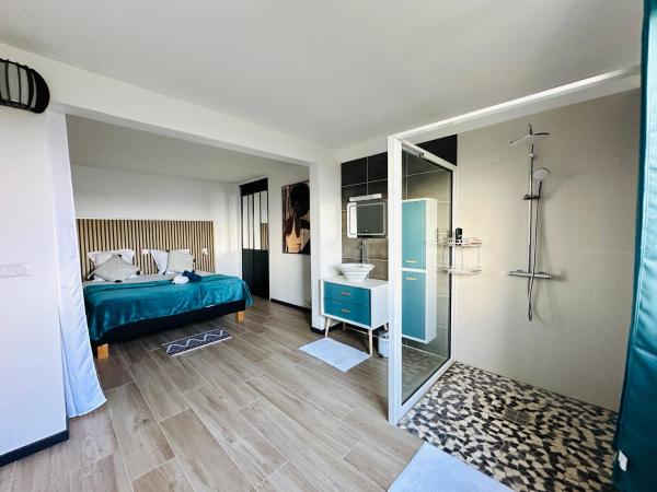 Sweety blue, vue mer, Les Trois-Îlets