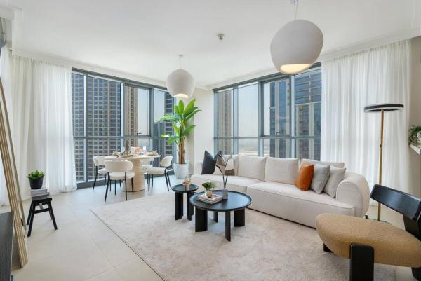 A la foto es mostra l'objecte Skyline Huge 1 Bedroom Apartment Creek situat a la ciutat de Dubai.