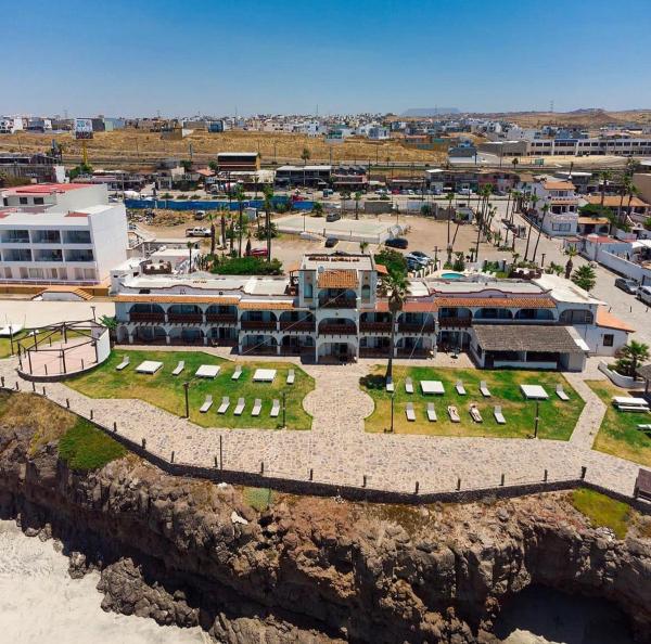 A la foto es mostra l'objecte Castillos Del Mar situat a la ciutat de Rosarito.