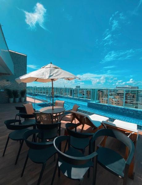 Nella foto è visibile l'oggetto Edifício Promenade II Apt 606-Mandi Hospitalidade situato nella città di Maceió.