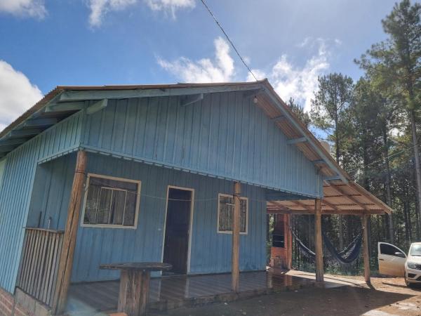En la foto se muestra el objeto Rancho do Pijuca real ubicado en la ciudad de Sapopema.