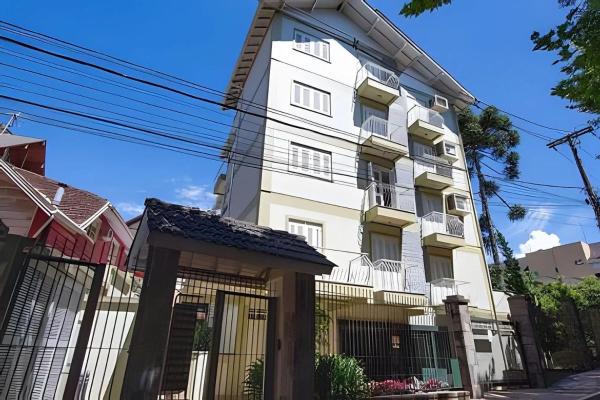 A la foto es mostra l'objecte Rosa Edifício Waldhaus situat a la ciutat de Gramado.