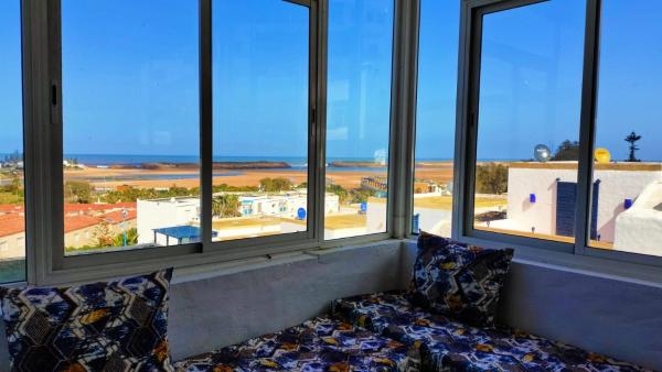 På bildet vises objektet 113 Duplex vue sur Mer som ligger i byen Oualidia.