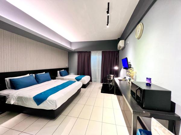 Na foto é possível ver o objeto M Suite Homestay, Aeropod Sovo Kota Kinabalu -Near Airport localizado na cidade de Tanjong Aru.