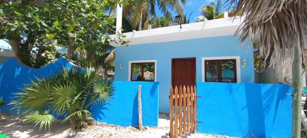 Nella foto è visibile l'oggetto Casa azul palma situato nella città di El Cuyo.