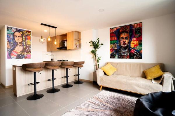Amazing cozy & new flat 3 bedrooms in Medellin best location, Medellín