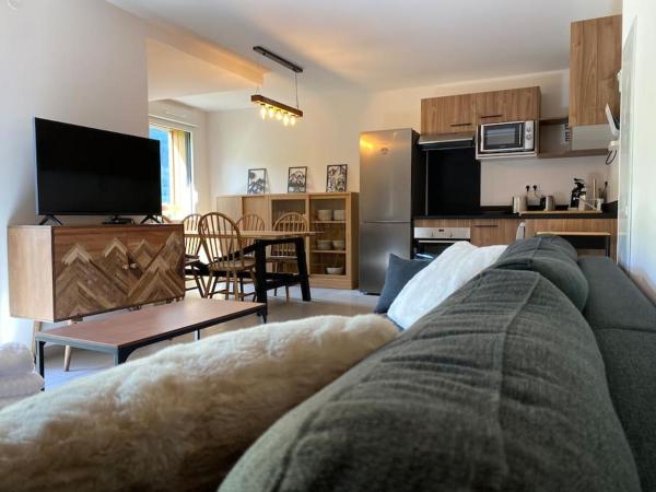 A la foto es mostra l'objecte Charmant T4 duplex vue montagne situat a la ciutat de Loudenvielle.