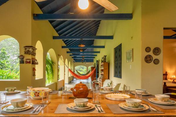 A la foto es mostra l'objecte Casa Arimaca, Minca, Sierra Nevada de Santa Marta situat a la ciutat de Minca.