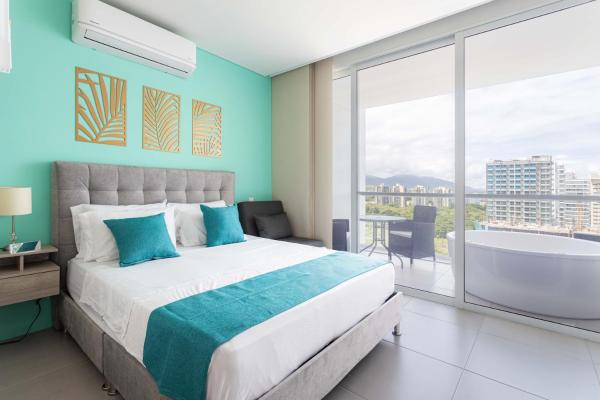 Hermosa suite con vista al mar, Santa Marta