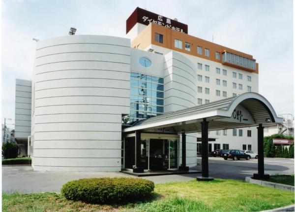Na zdjęciu widoczny jest obiekt Hiroshima Diamond Hotel położony w mieście Hiroszima.