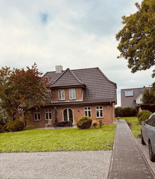 На фото показан объект Schumis Ferienhus, расположенный в городе Гардинг.