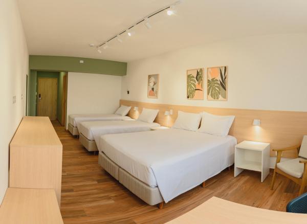 Auf dem Foto ist das Objekt Hotel Thermas da Mata e Parque aquático - Cotia próximo ao Animália Park in der Stadt Cotia zu sehen.