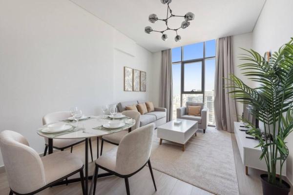 A la foto es mostra l'objecte Cozy 2-Bedroom Apartment in Fawad Azizi Residence situat a la ciutat de Dubai.