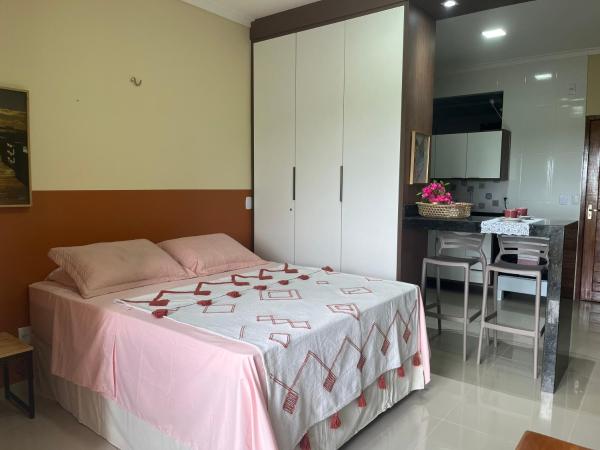 The photo shows the Flat Ilha Bela 22525 located in the city of Alter do Chao.
