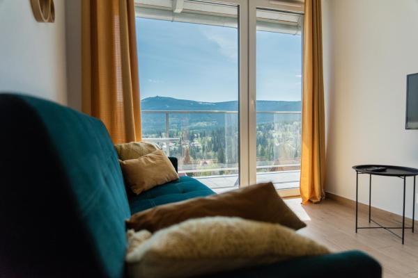 Apartament do wynajęcia z pięknym widokiem , Izerska 8B m 11, Sklářská Poruba
